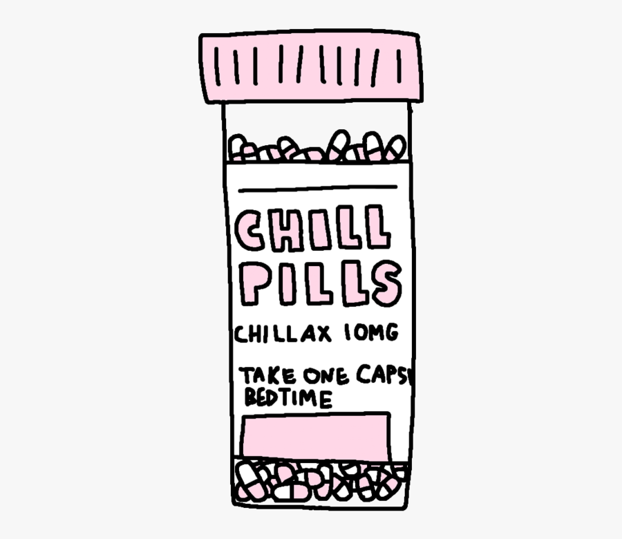 Medicine Clipart Transparent Tumblr - Chill Pill Png, Transparent Clipart
