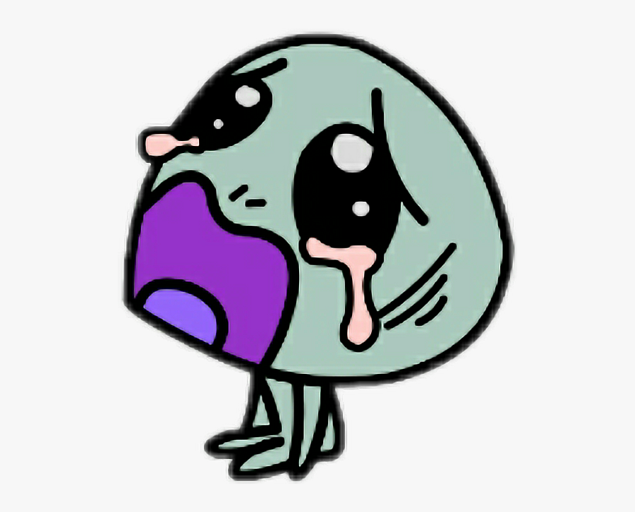 Baby Aliens Tumblr Sticker By Iara M - Imagenes Tumblr Png Sad, Transparent Clipart