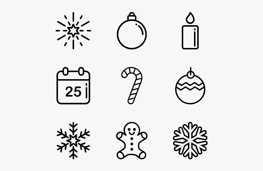 Disco Icons, Transparent Clipart