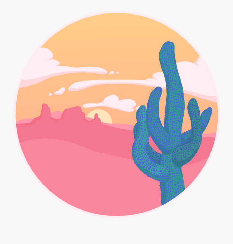 Hd Tumblr Png Cactus - Transparent Emoji Png Cactus, Transparent Clipart