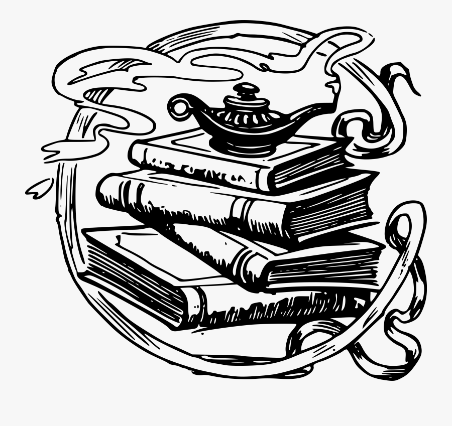 Geology Courses Books And - Genie Lamp On Books, Transparent Clipart