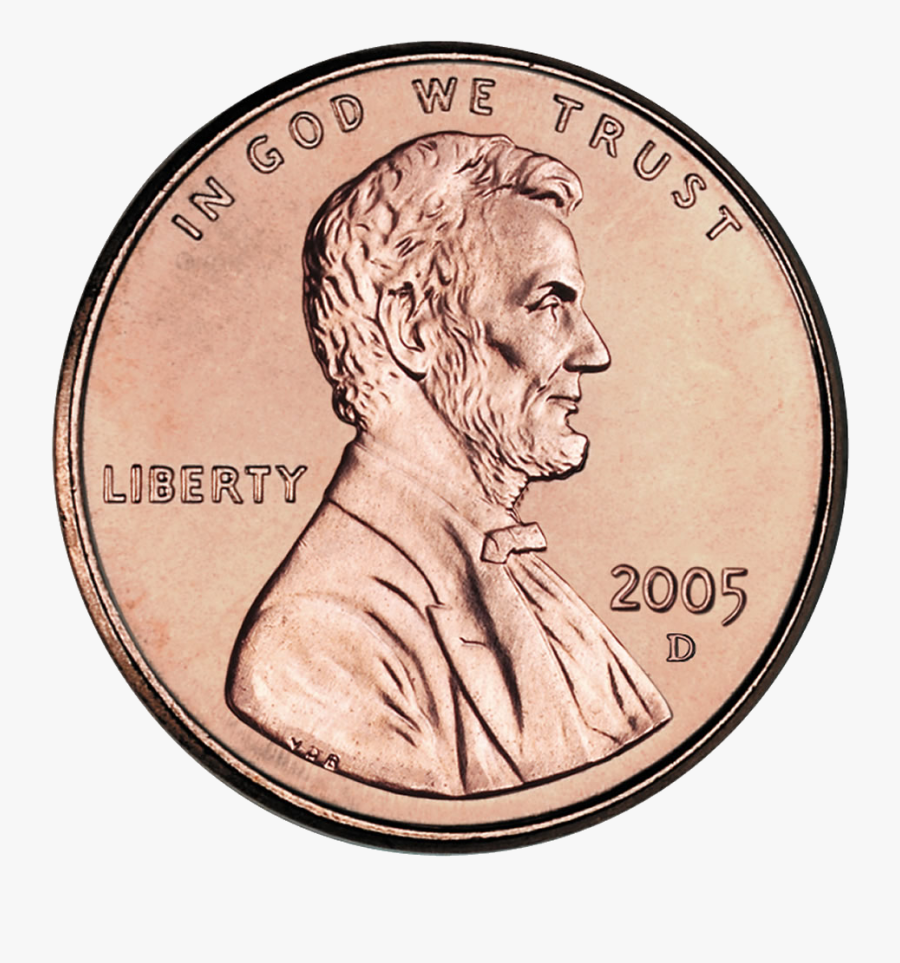 Description 2005 Penny Uncirc - Penny Coin, Transparent Clipart