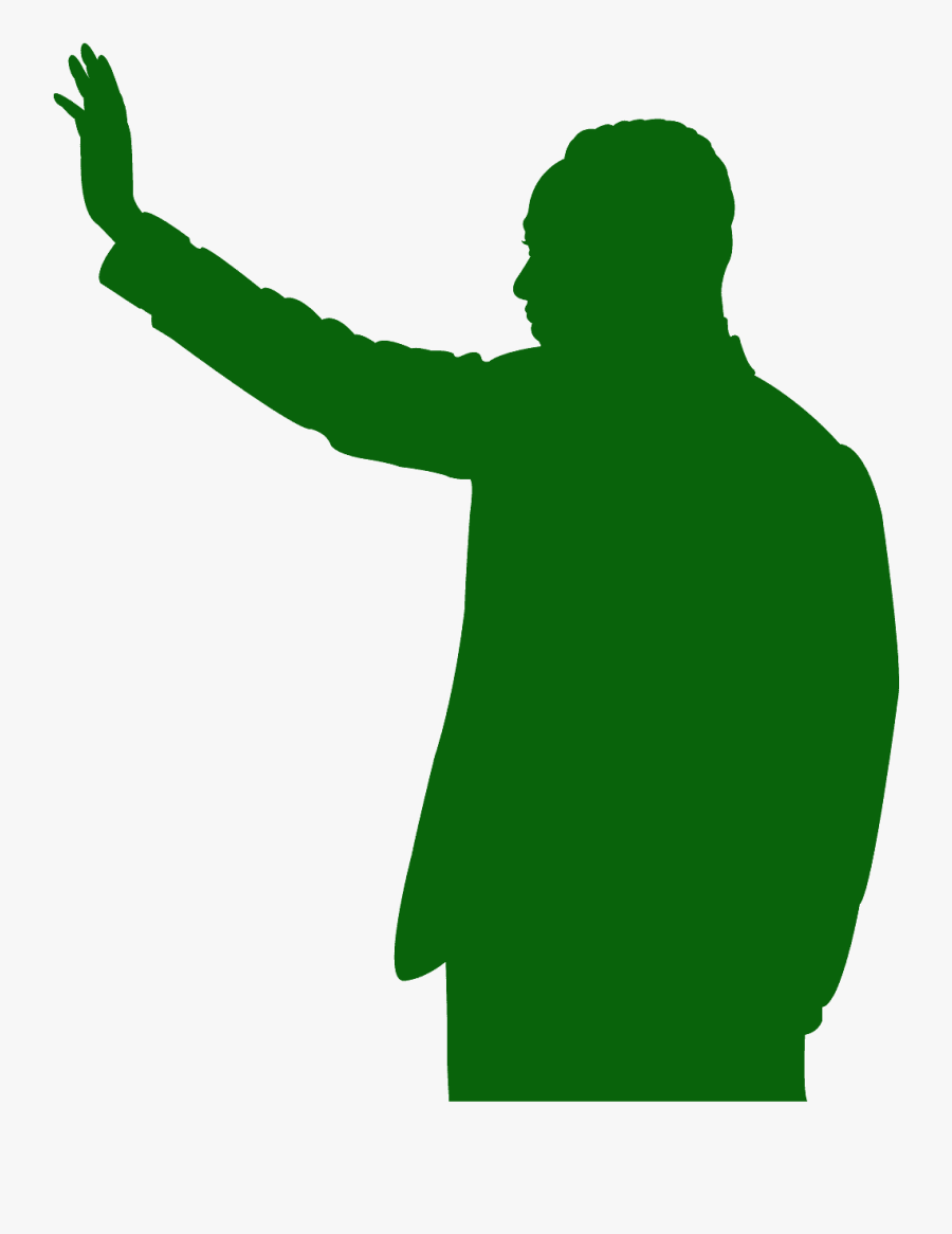 Vector Martin Luther King Jr Silhouette, Transparent Clipart