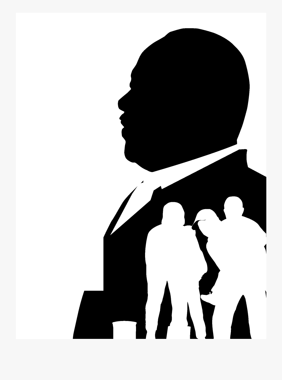 Martin Luther King, Jr Day Of Service Logo Black And - Silhouette, Transparent Clipart