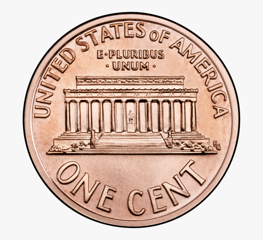 Back Of The Penny, Transparent Clipart