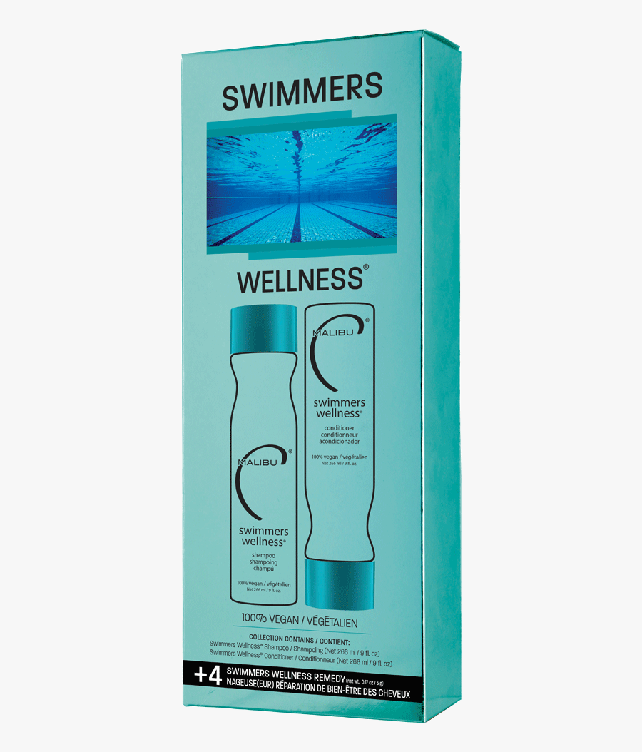 Clip Art C Swimmers Wellness Collection - Malibu C Scalp Wellness, Transparent Clipart