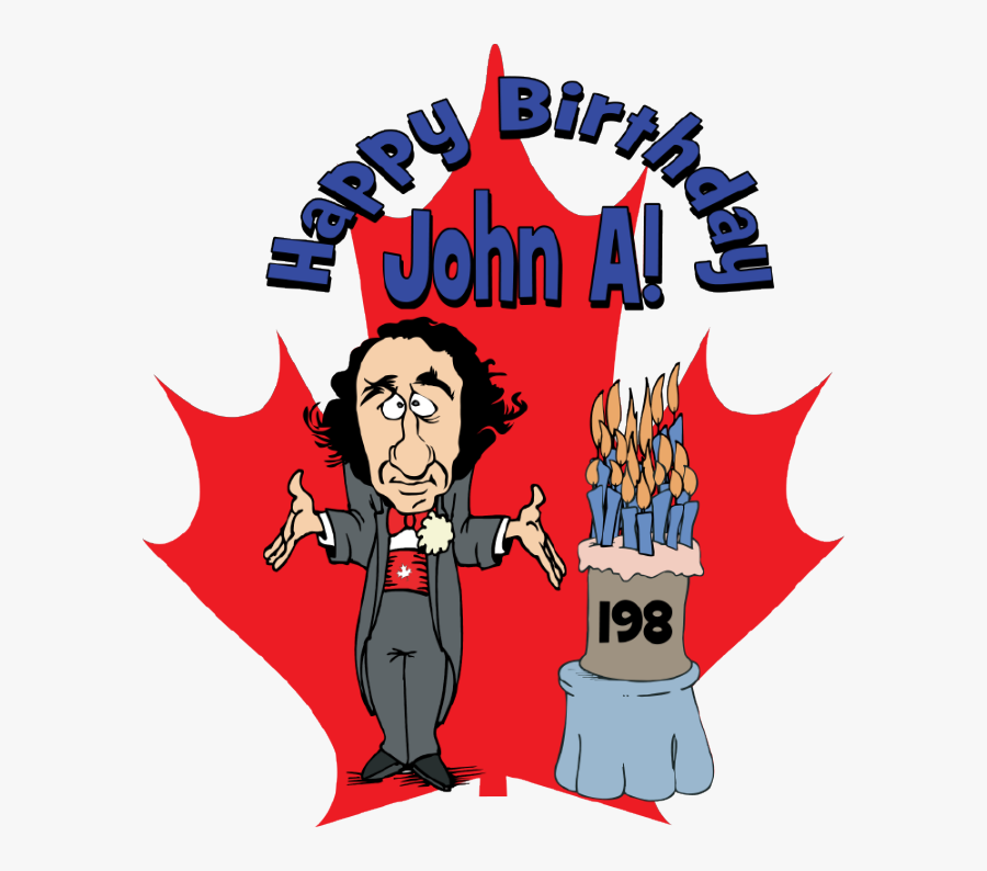 Canadian History For Kids - John A Macdonald Cartoon, Transparent Clipart
