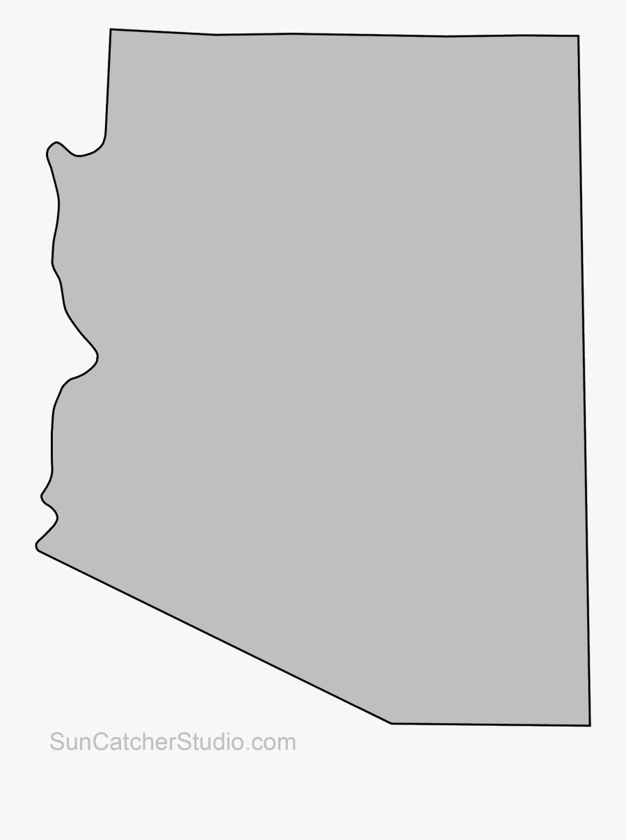 Clip Art Arkansas State Shape - Arizona State Outline Png, Transparent Clipart