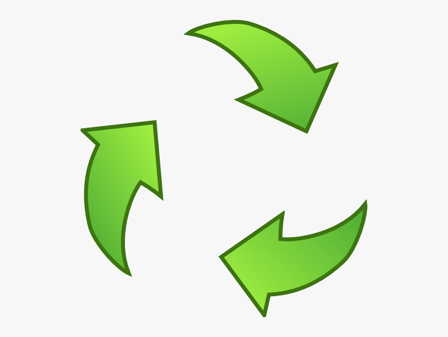 Reduce Reuse Recycle Arrow, Transparent Clipart