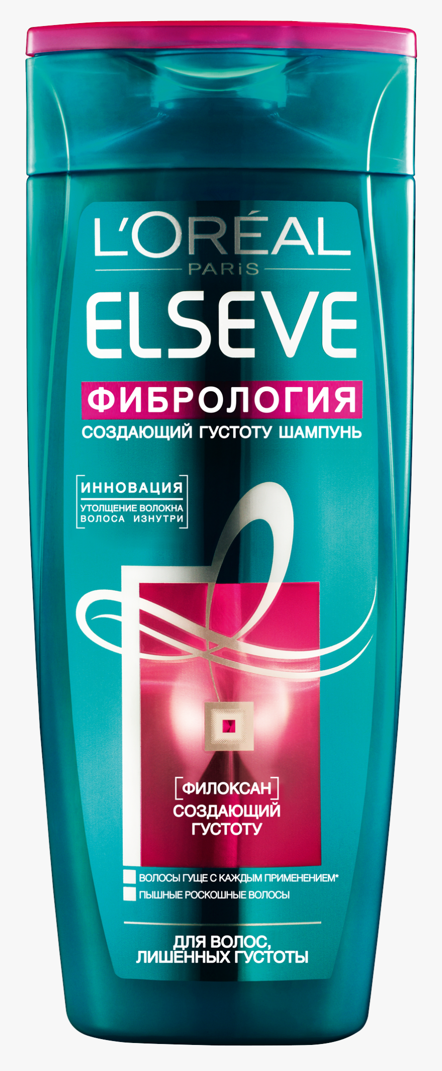 Shampoo Png Image Free Download - L Oreal Elvive Fibrology Thickening Shampoo, Transparent Clipart