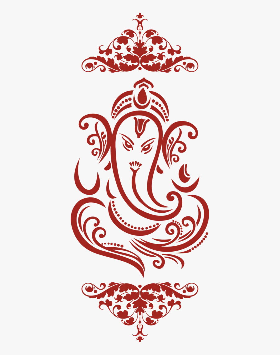 Ganesh Logo For Wedding Cards Png - Ganesh Ji For Wedding Card, Transparent Clipart