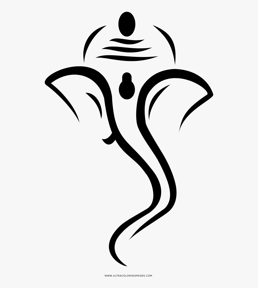 Ganesha Coloring Page - Sbi Life Ganesh Chaturthi , Free Transparent