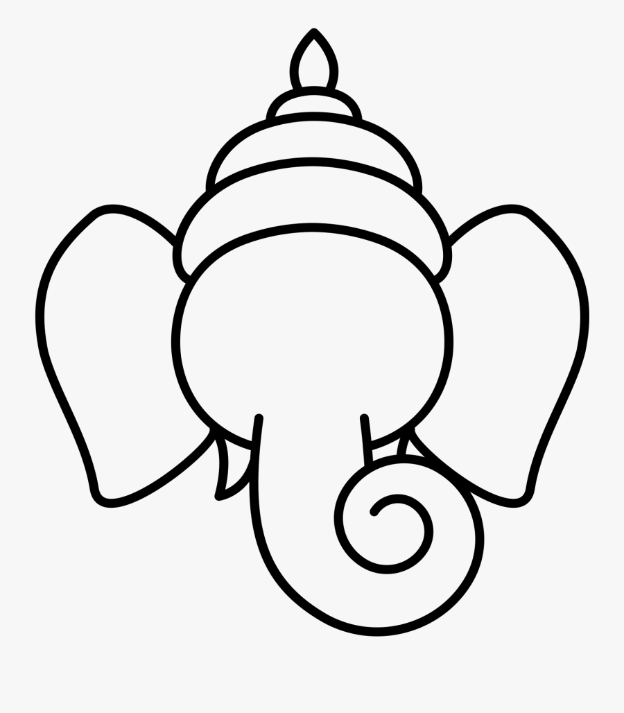 Drawing Ganesh Frames Illustrations Hd Images Photo - Ganesh Icon Png, Transparent Clipart