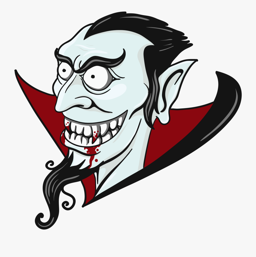 Head Clipart - Dessin Vampire Png, Transparent Clipart