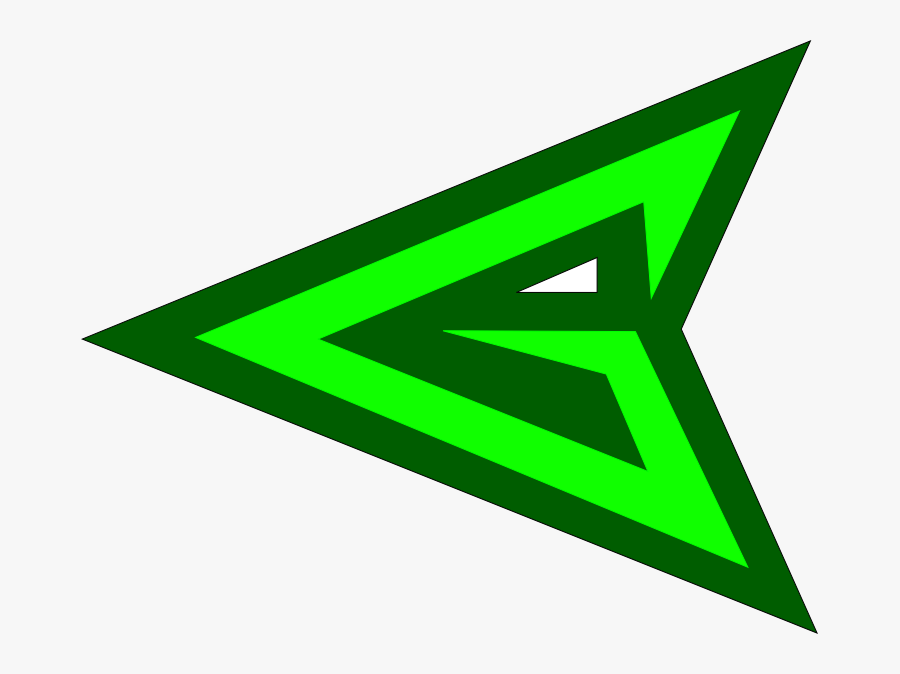 Collection Of Free Arrowhead Drawing Green Arrow Download - Green Arrow Logo Png, Transparent Clipart