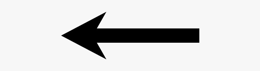 Left Arrow Png Transparent Images - Triangle, Transparent Clipart