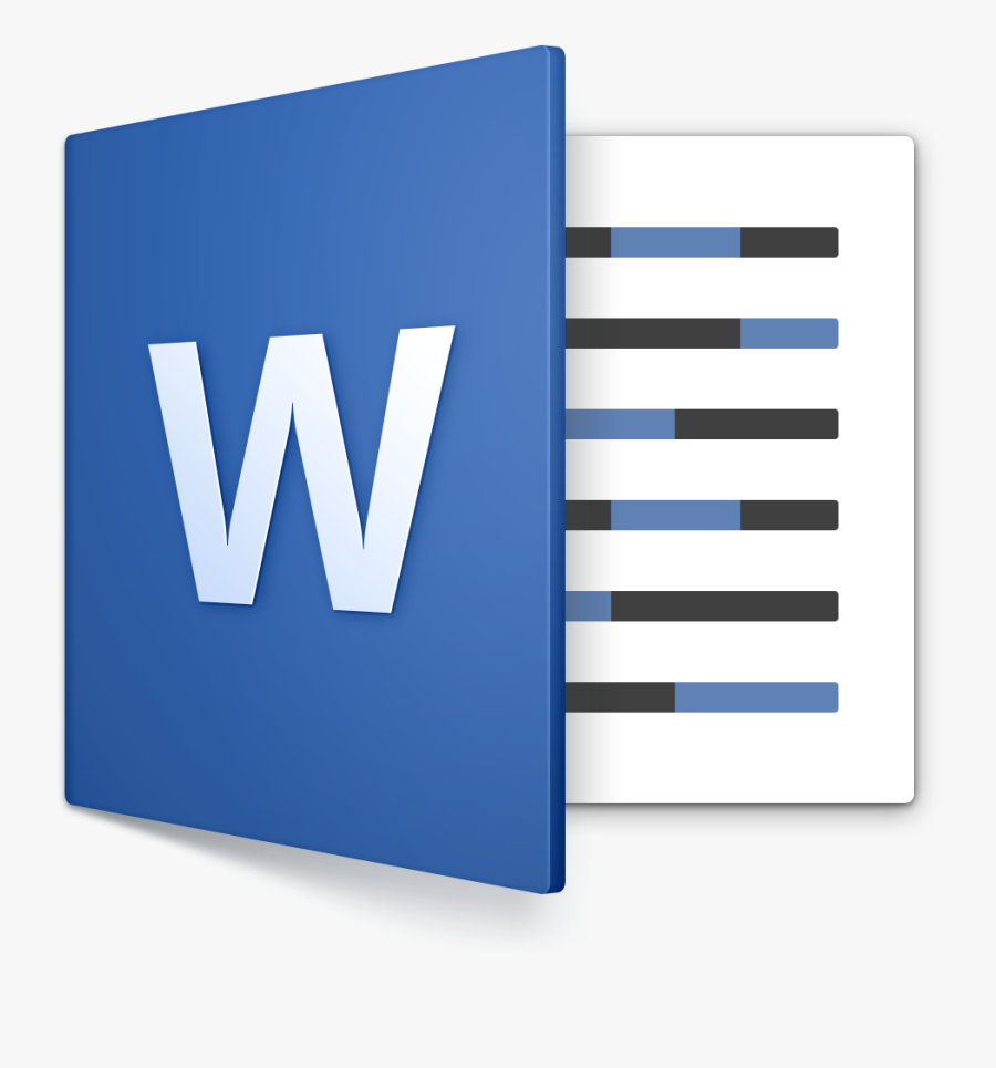 Microsoft Office 2016 - Microsoft Word Icon Mac, Transparent Clipart