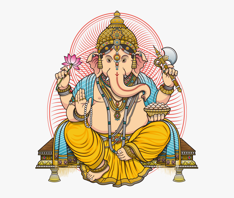 Ganesh Ji Image Png - Ganesha Vector Free Download, Transparent Clipart