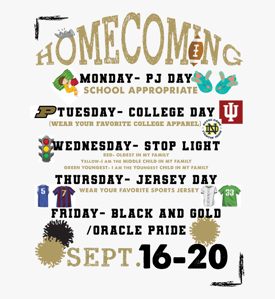 Spirit Week - Indiana University Bloomington, Transparent Clipart