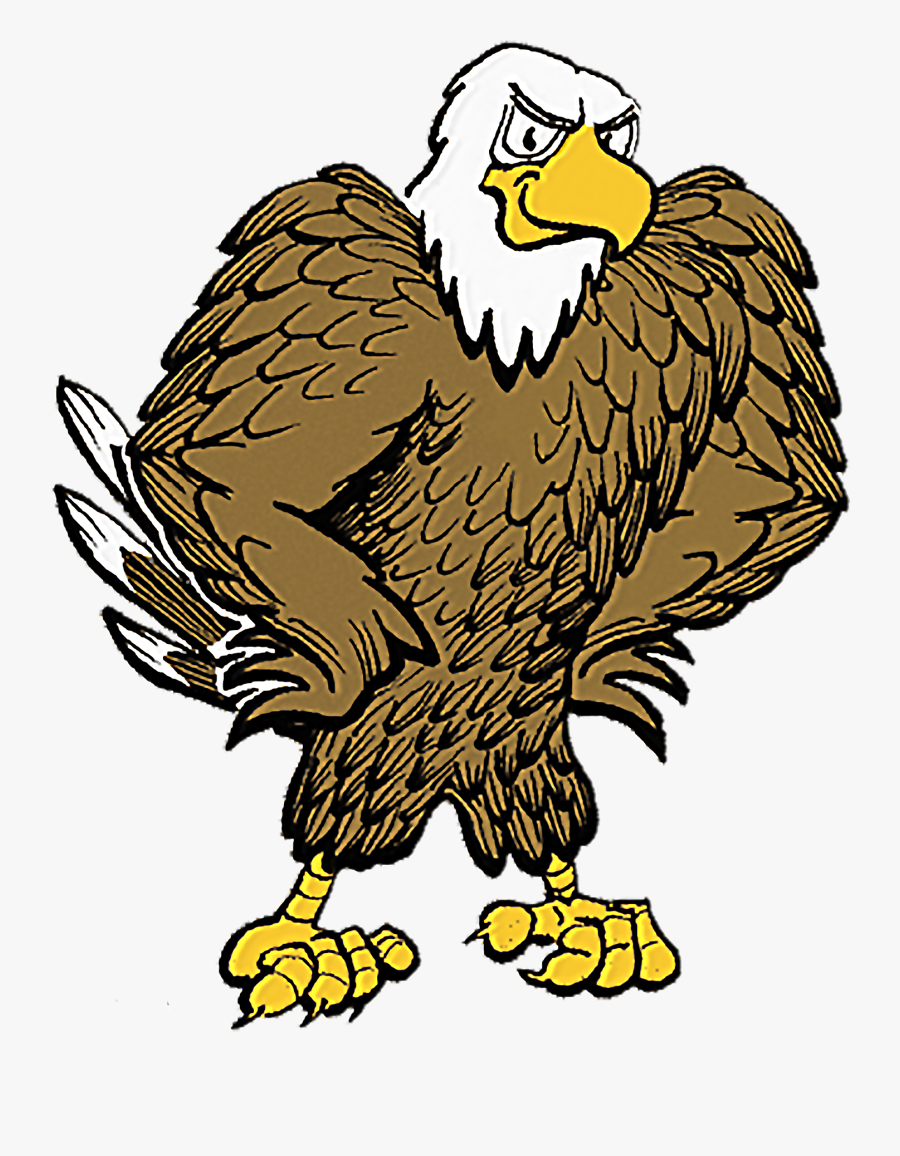 Eagle With Football Clipart - Cartoon Eagle Public Domain, Transparent Clipart