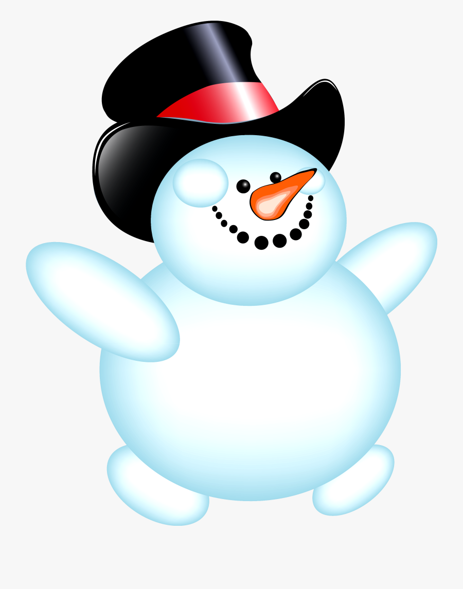 Snowman Clipart Powerpoint Presentations - Muñeco De Nieve Sombreado, Transparent Clipart