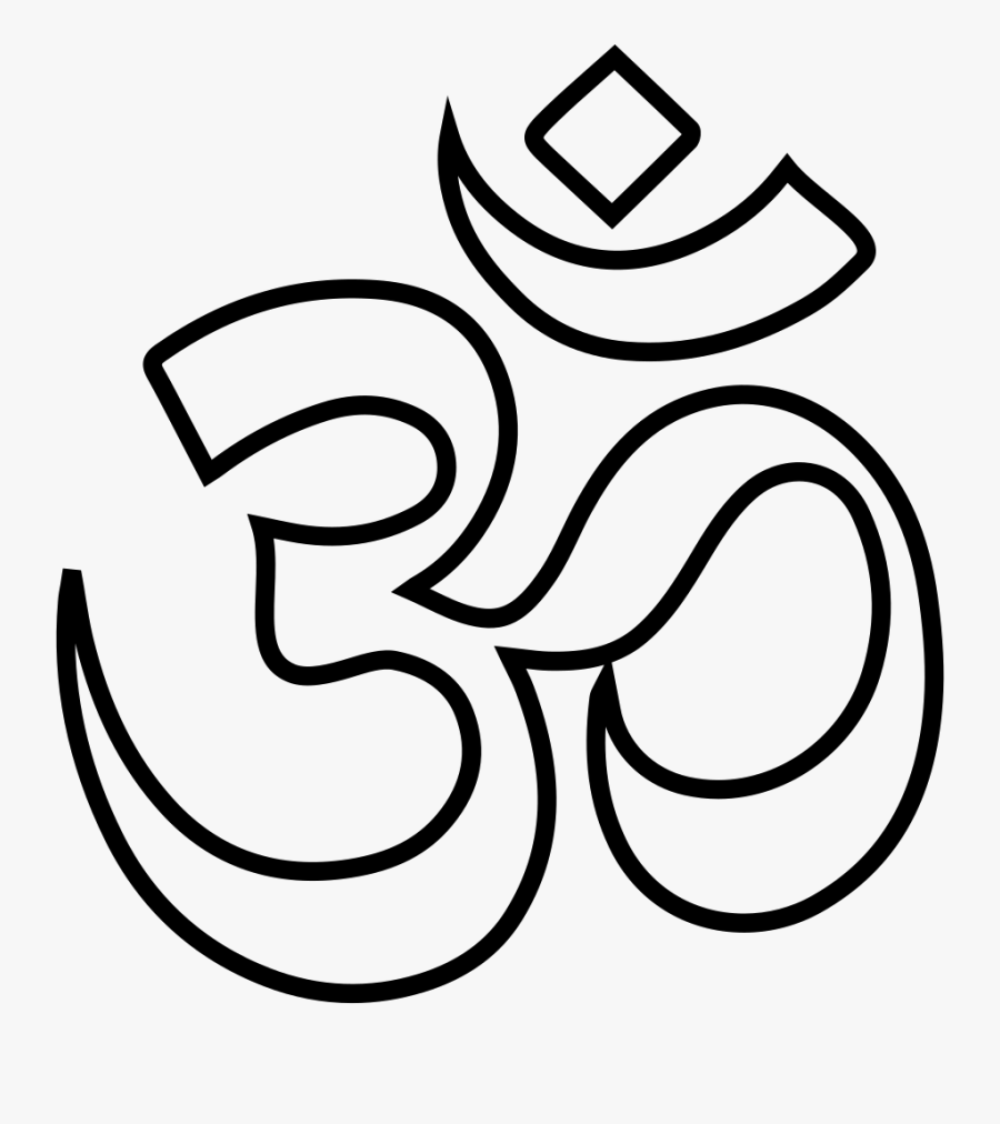 Ganesha Om Drawing Hinduism Symbol - Simbolo Om, Transparent Clipart