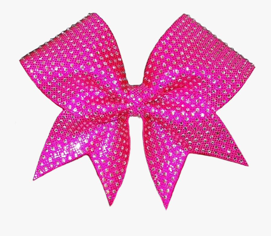Glitter Bow Ribbon Free Png Image Vector, Clipart, - Cheer Bow
