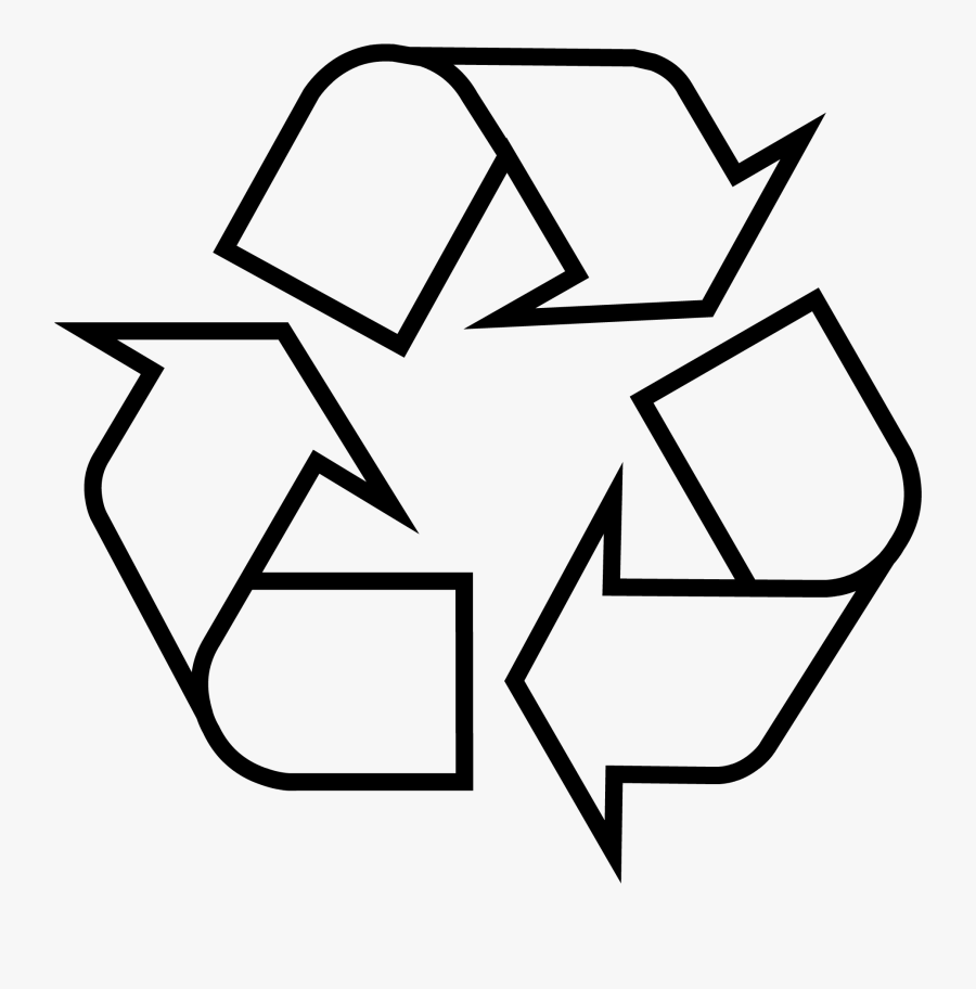 Recycling Symbol, Transparent Clipart
