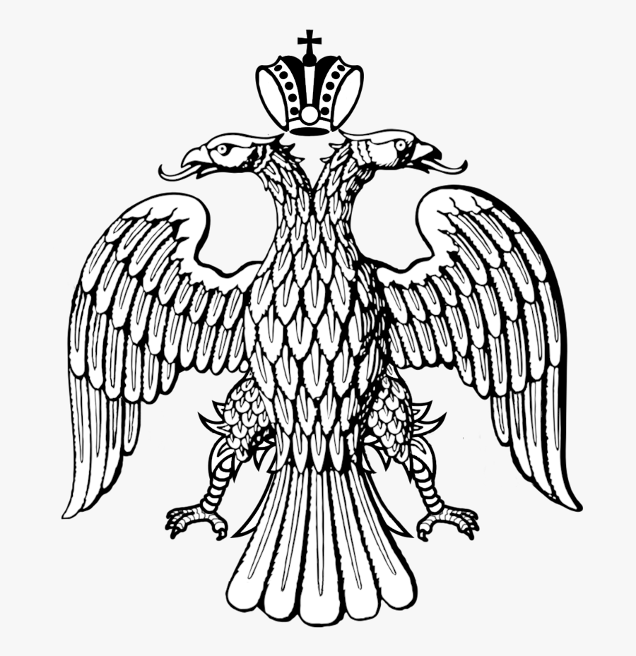 Byzantine Imperial Eagle - Byzantine Double Headed Eagle, Transparent Clipart