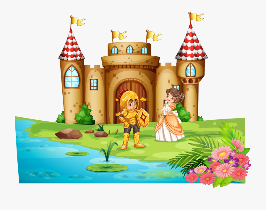 Castle Clip Art - Castle King And Queen, Transparent Clipart