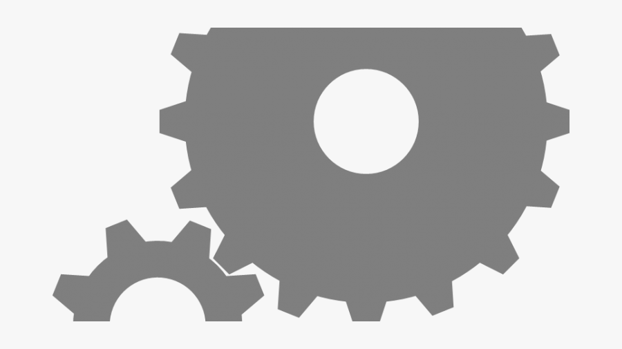 Animated Drawing And Animating - Big Gear Small Gear, Transparent Clipart