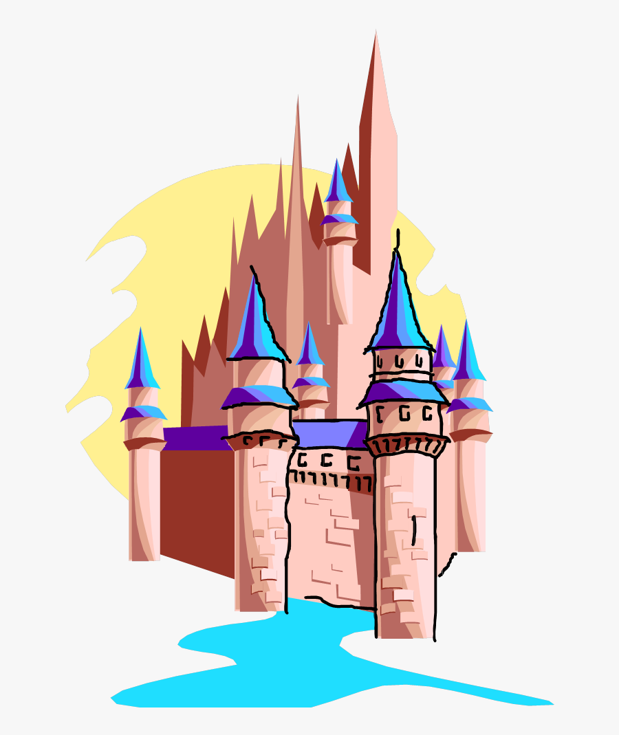 Cartoon Book Png - Fairy Tale Castle Png, Transparent Clipart