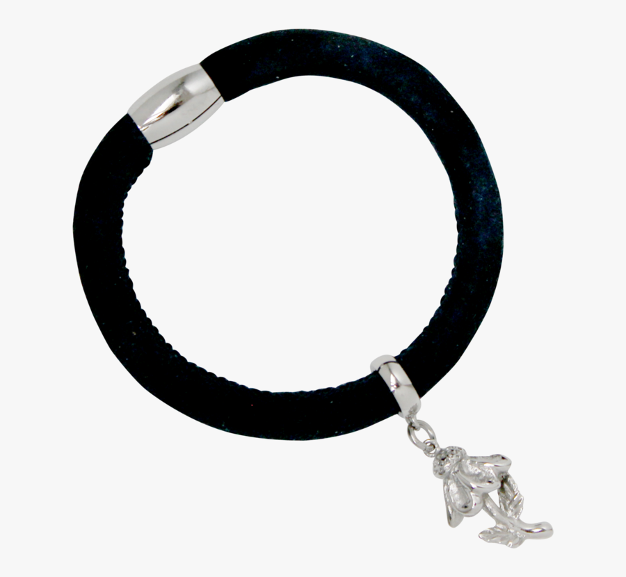 Coneflower Charm Bracelet, Navy Suede My Good Angel - Bracelet, Transparent Clipart