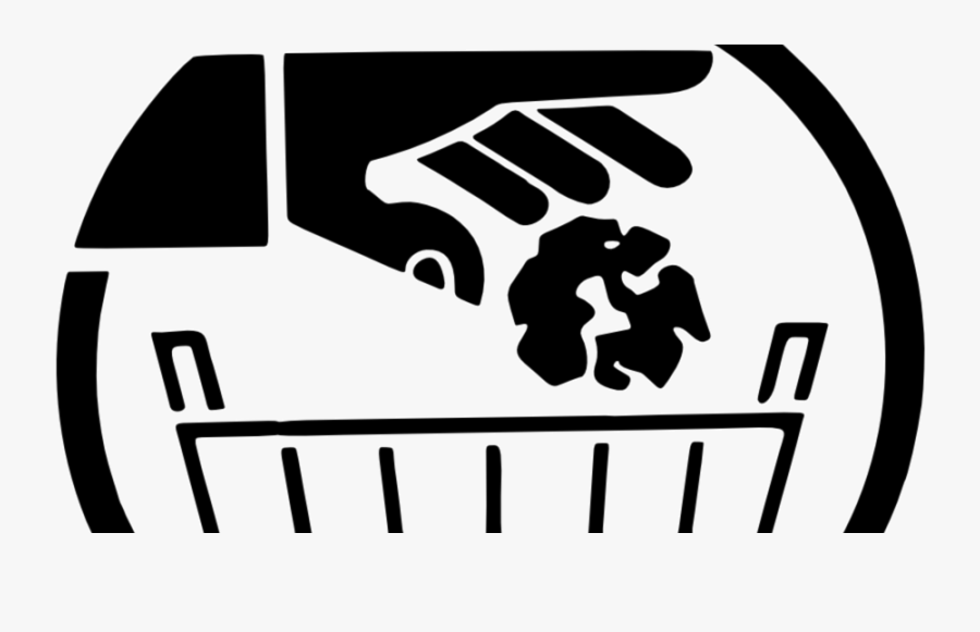 Trash Png Black And White, Transparent Clipart
