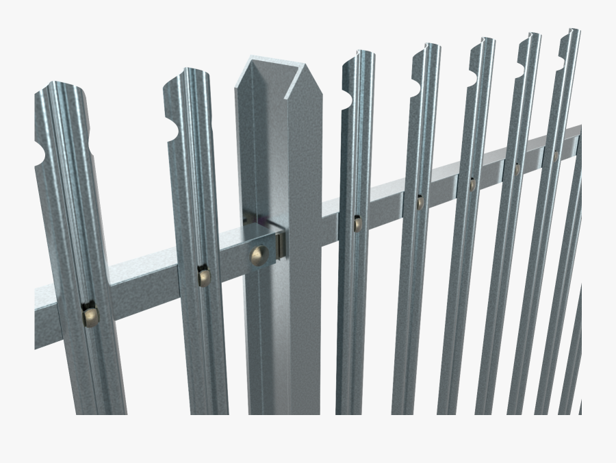 Transparent Metal Fence Png - Palisade Fencing, Transparent Clipart