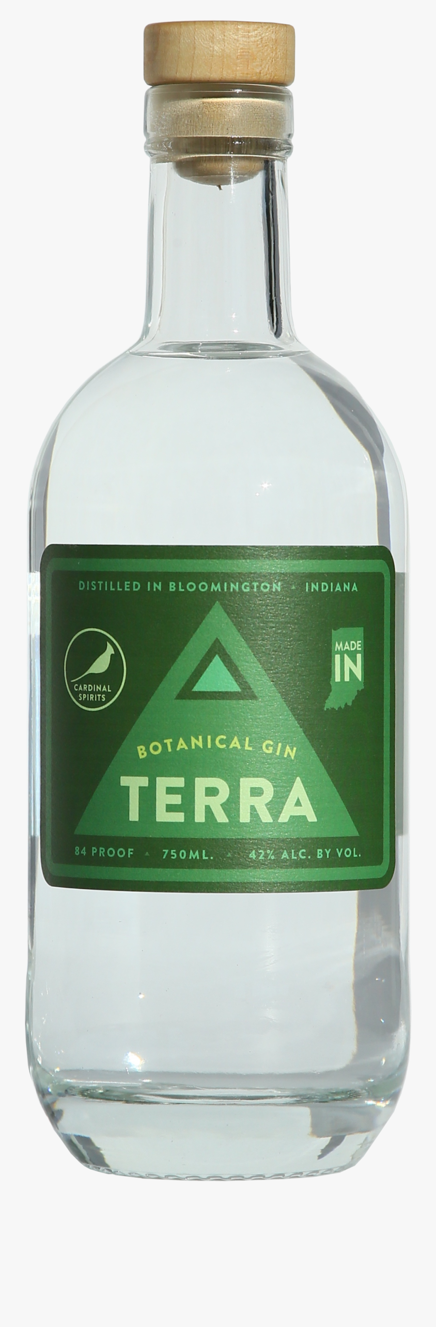 Terra-750 - Cardinal Spirits Terra Botanical Gin, Transparent Clipart