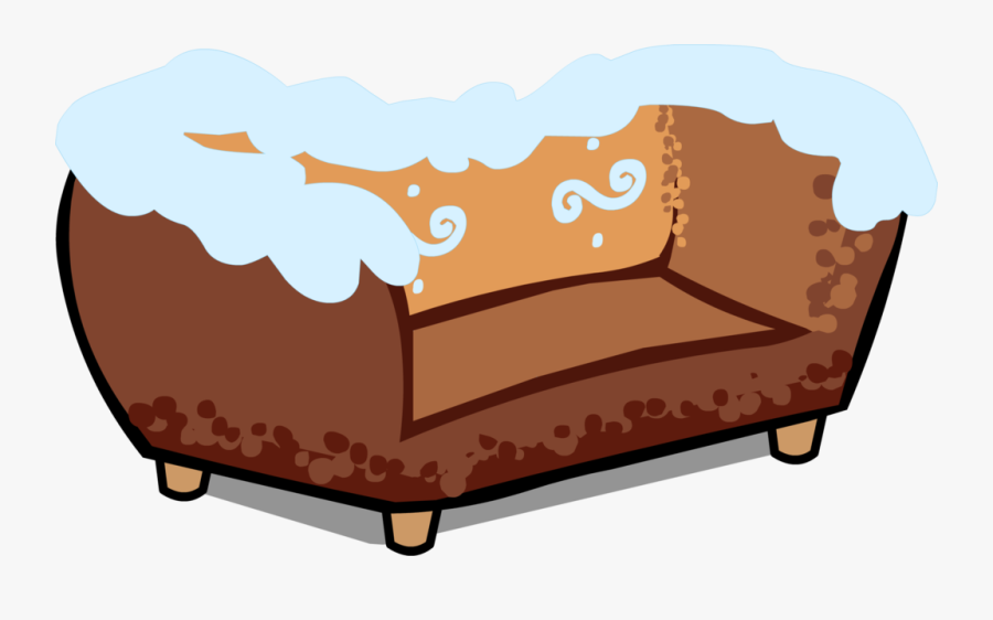 320 × 186 Pixels - Club Penguin Watermelon Couch, Transparent Clipart