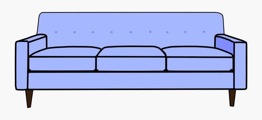 Couch2, Transparent Clipart