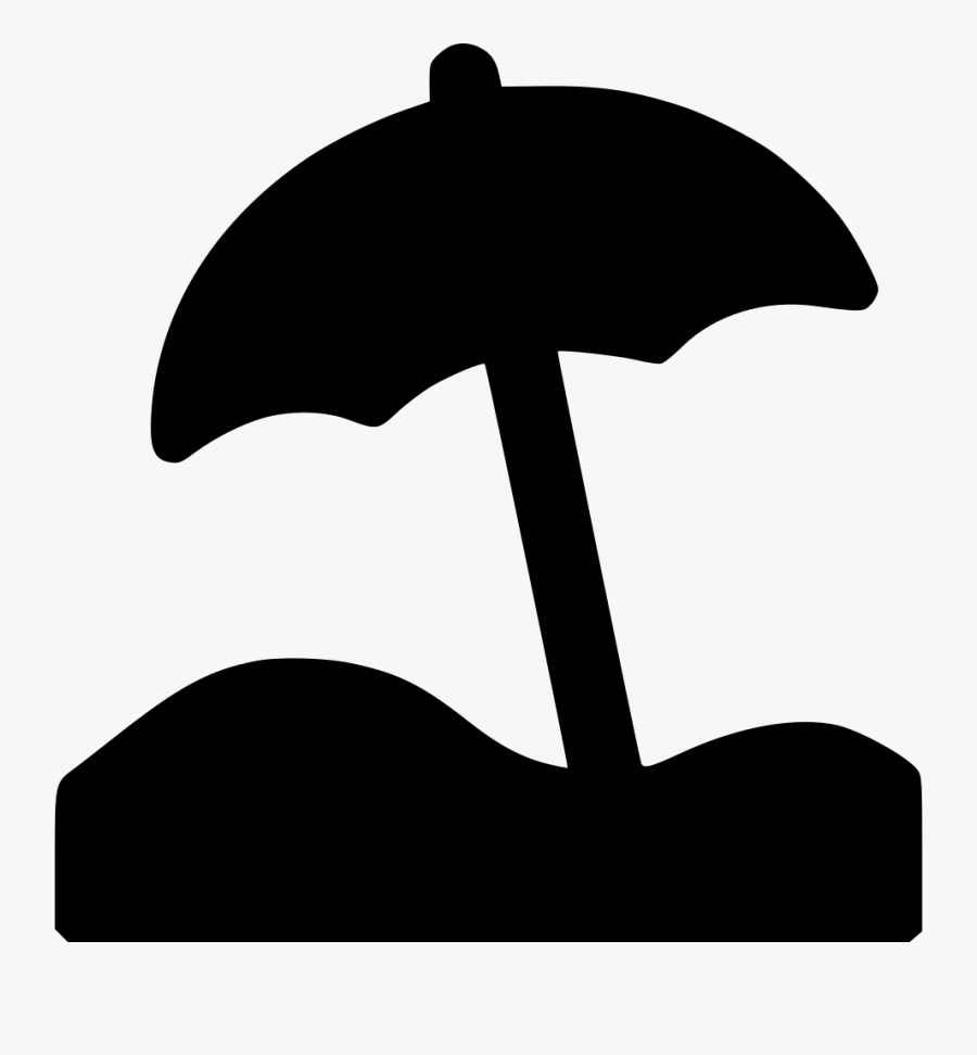 Beach Umbrella Comments - Free Svg Beach Umbrella, Transparent Clipart