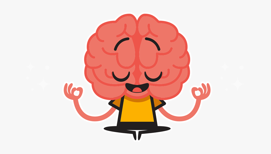 A Work Of Art, Created Using Imagination And New Ideas - Brain Cartoon Transparent Background, Transparent Clipart