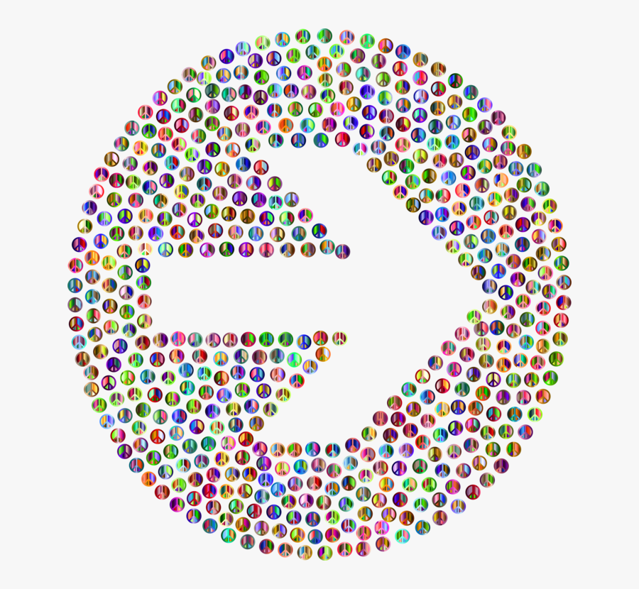 Art,area,text - Concentric Circle Dots, Transparent Clipart