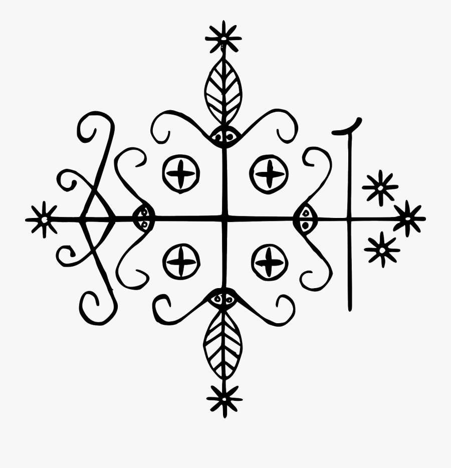Pattern Decoration Fence Free Photo - Haitian Voodoo Symbols, Transparent Clipart