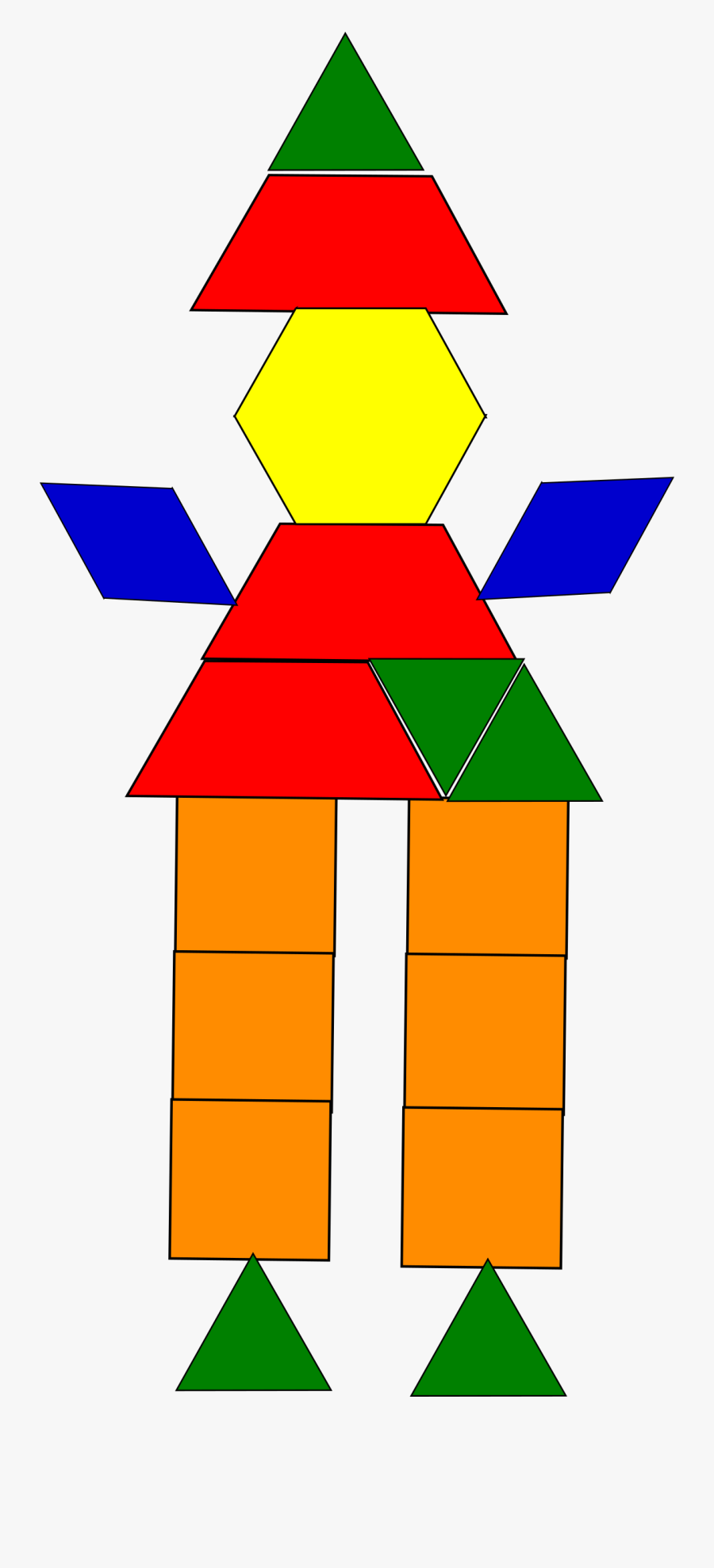 Made From Geometric Shapes Clipart , Png Download - Art Made By Shapes, Transparent Clipart