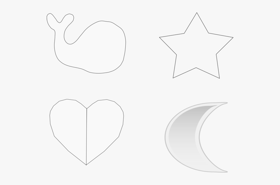 Simple Geometric Shapes - Clip Art, Transparent Clipart