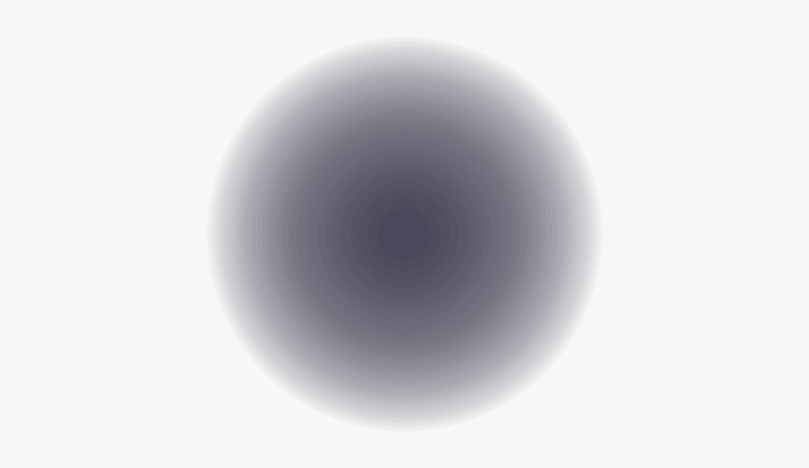 Black Circle Fade Png Profile - Sphere, Transparent Clipart