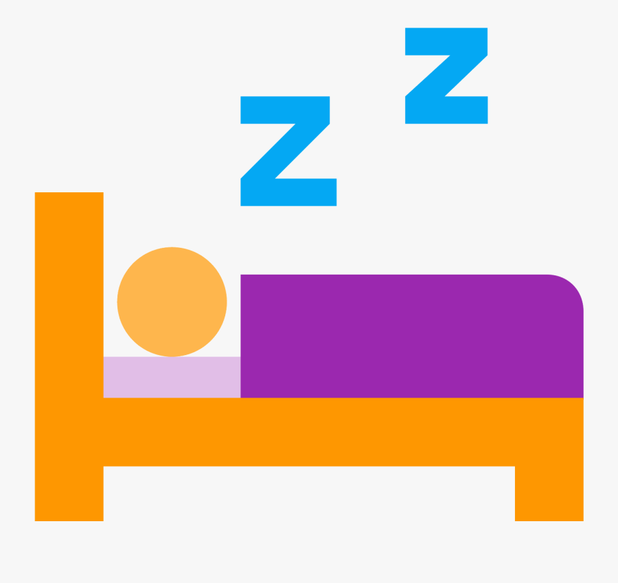 Png Free Bedroom Vector Flat - Sleep Icon, Transparent Clipart
