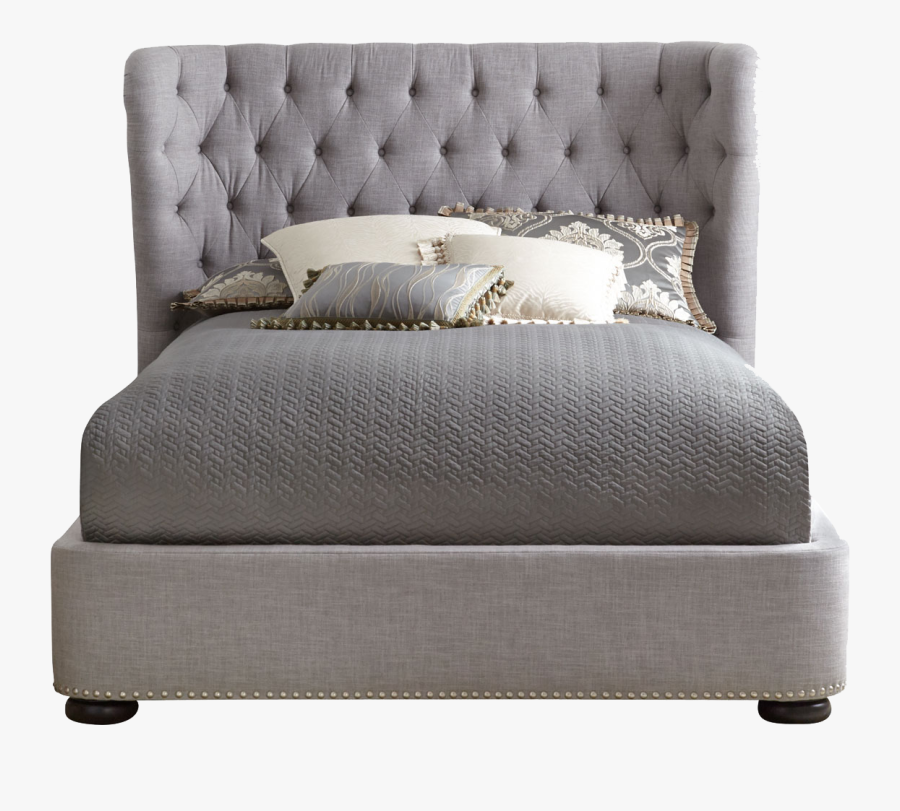 Transparent Bedroom Background Clipart - Cama En Elevacion Png, Transparent Clipart