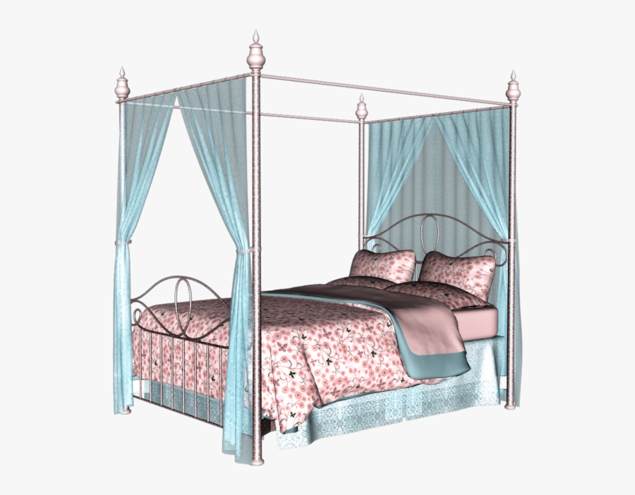 Canopy Bed Transparent Background , Transparent Cartoons - Canopy Bed No Background, Transparent Clipart
