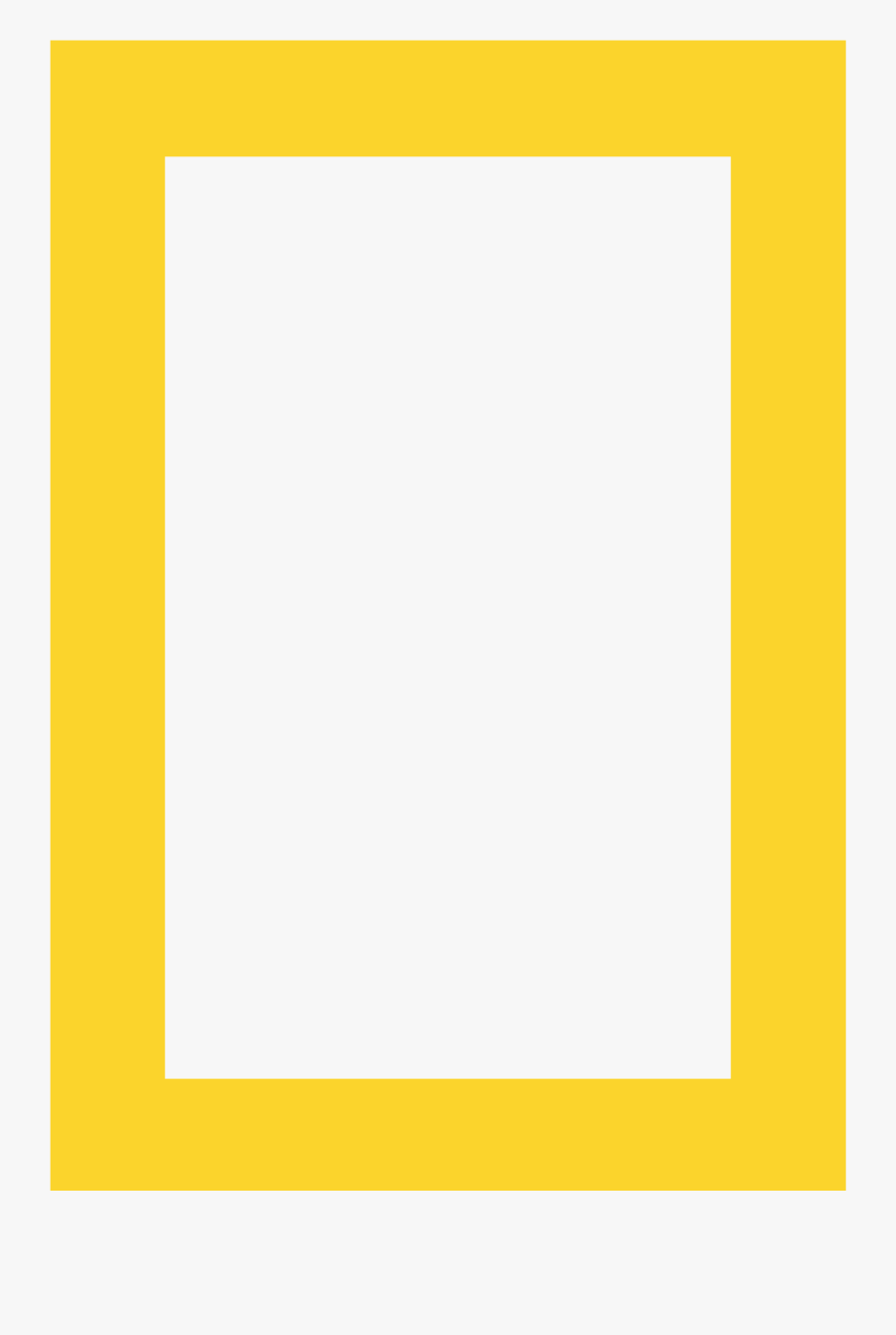 Yellow Square Png - National Geographic Yellow Box, Transparent Clipart
