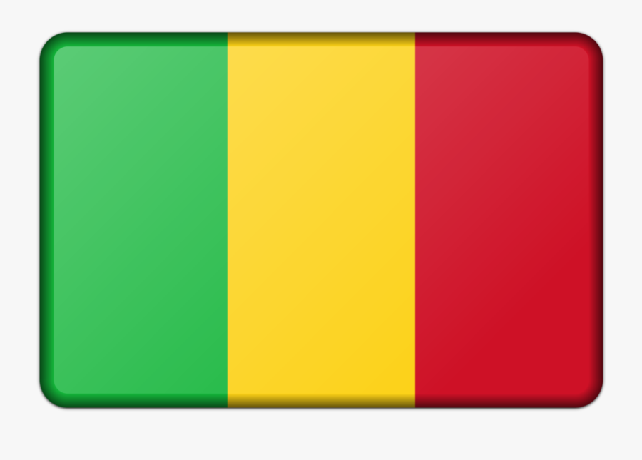 Square,yellow,green - Flag Of Mali, Transparent Clipart